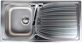 Astracast Sink Alto 1.0 bowl satin polished kitchen sink.