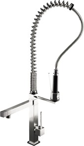 Astracast Nexus Brushed Steel Professionale Kitchen Faucet & Rinser.  900mm High.