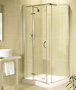 Image Allure 1200x900 left hand shower enclosure with hinged door.