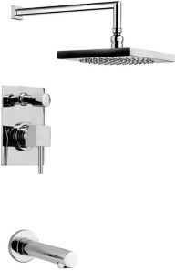 Vado Mix2 Wall mounted concealed bath shower mixer set.
