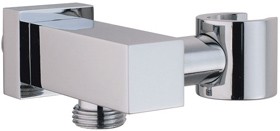Vado Mix2 Wall mounted shower outlet with bracket for shower handset.