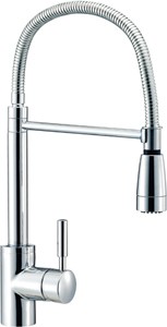 Mayfair Kitchen Syncro Monoblock Kitchen Faucet With Pull Out Rinser (Chrome).