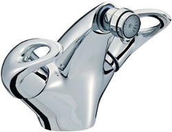 Mayfair Orion Mono Bidet Mixer Faucet With Pop Up Waste (Chrome).