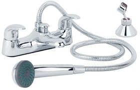Mayfair Titan Bath Shower Mixer Faucet With Shower Kit (Chrome).