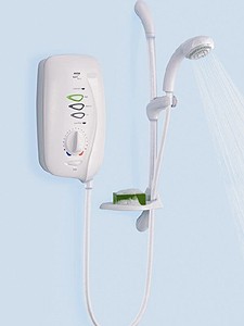 Mira Electric Showers Mira Sport Max 10.8kW in white.