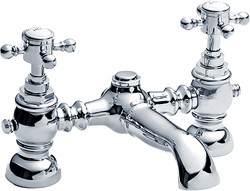 Crown Edwardian Traditional Bath Filler Faucet (Chrome).