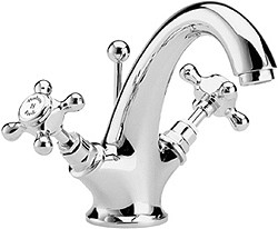Hudson Reed Topaz Mono basin mixer faucet (Chrome) + Free pop up waste