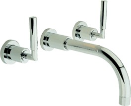 Ultra Helix Lever 3 faucet hole wall mounted bath mixer faucet