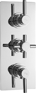 Hudson Reed Tec Pura Plus triple concealed thermostatic shower valve