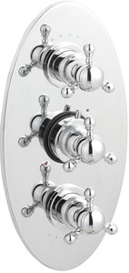 Monet Triple concealed thermostatic shower valve