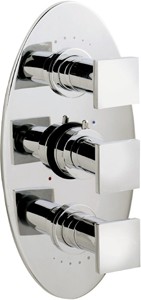 Ultra Milo Triple concealed thermostatic shower valve
