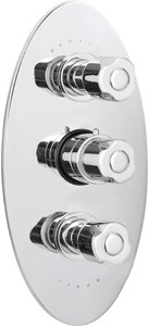 Ultra Exact Triple concealed 3/4" thermostatic shower valve