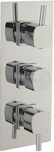 Hudson Reed Kia Triple concealed thermostatic shower valve.