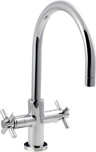 Hudson Reed Kitchen Kitchen Faucet With Large Spout & Cross Handles.