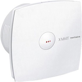 Vectaire X-Mart Auto Extractor Fan, Humidistat, Timer. 150mm (White).