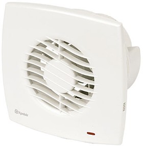 Xpelair Axial Extractor Fan With Humidistat And Pull Cord. 100mm.
