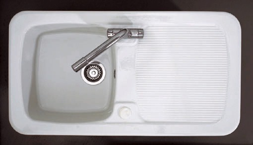 Additional image for Aquitaine 1.0 bowl ceramic kitchen sink.