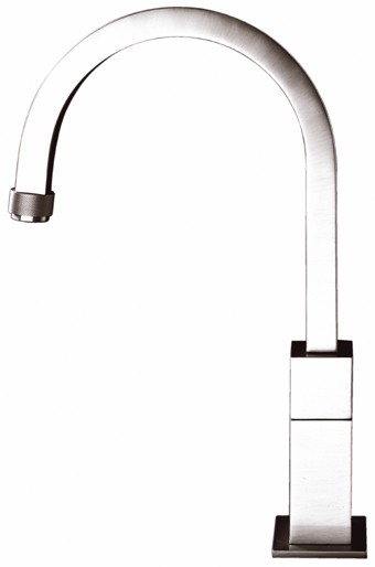 Additional image for Bellino brushed steel  kitchen faucet with progression valve.