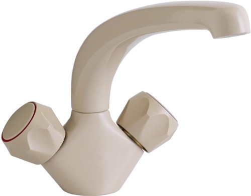 Additional image for Dove mono kitchen mixer faucet.  Champagne color.
