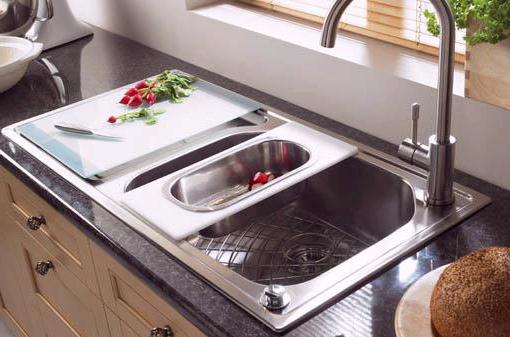 Additional image for Echo 1.0 bowl stainless steel kitchen sink with left hand drainer.