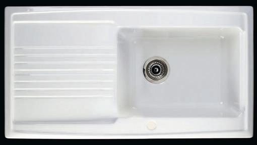 Additional image for Equinox 1.0 bowl ceramic kitchen sink.