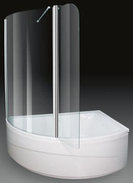 Corner Shower Bath With Screen Right Hand 1500x1000mm Aquaestil