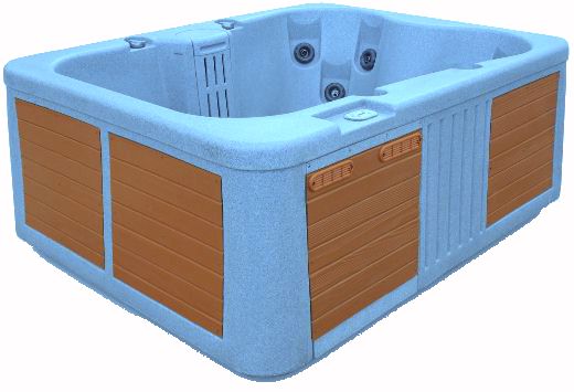 Additional image for Matrix Deluxe hot tub. 4 person + free steps & starter kit (Sea Spray).
