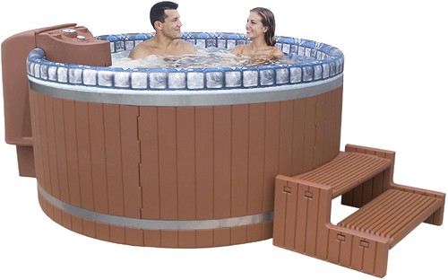 Additional image for Voyager spa hot tub. 4-6 person + free steps & starter kit.