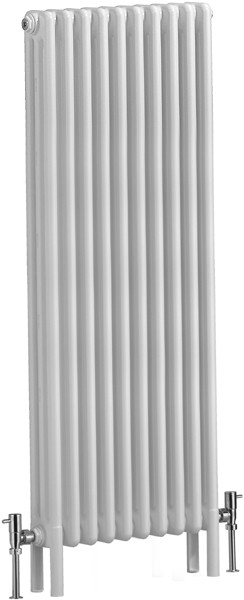 Additional image for Nero 3 Column Bathroom Radiator (White). 490x1500mm.