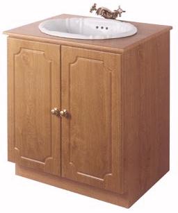 Additional image for 600mm Traditional Vanity Unit (Natural Oak)