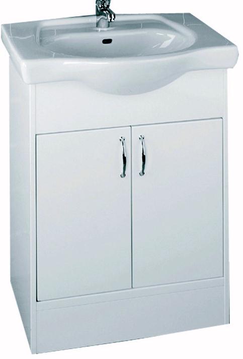 Additional image for Verity Vanity Unit with 1 faucet hole ceramic basin. 665mm.