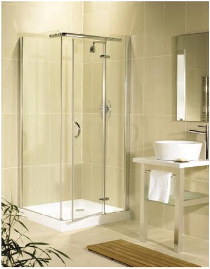 Additional image for Allure 1200x900 right hand shower enclosure with hinged door.