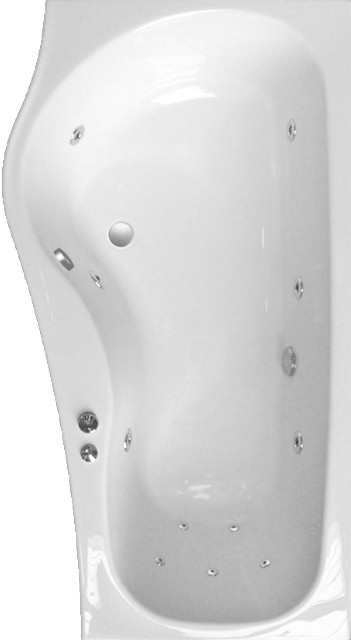 Additional image for Complete Shower Bath (Left Handed).  1700mm. 11 Jet whirlpool.