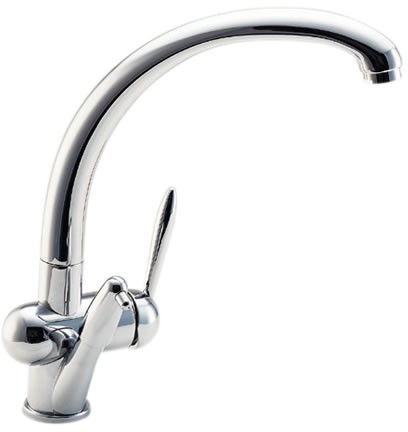 Additional image for Messina Monoblock Sink Mixer with Liquid Soap Dispenser & Swivel Spout
