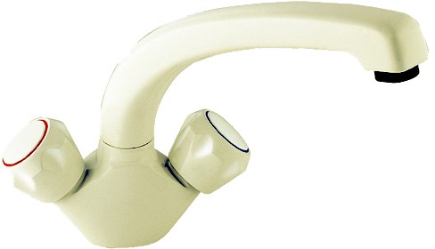 Additional image for Dual Flow Kitchen Faucet With Swivel Spout (Beige)
