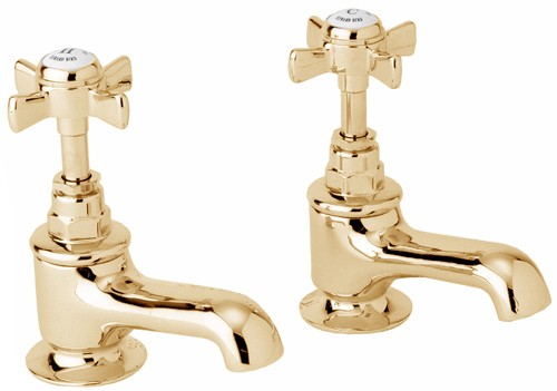 Additional image for Basin Faucets (Pair, Gold).