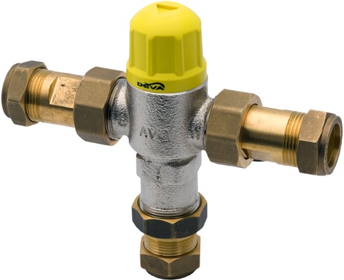 Additional image for TMV2 Combined Thermostatic Blending Valve. 15/22mm.