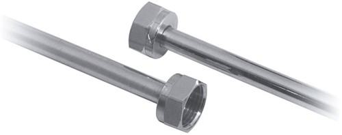 Additional image for Chrome plated copper connector tube.  1/2" x 1/2" x 1000mm.