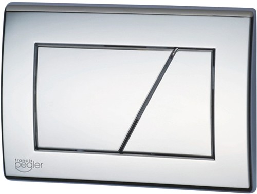 Additional image for Swish Flush Plate (Chrome Plated). 274x165mm.