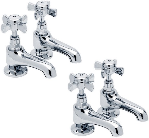 Additional image for Basin & Bath Faucet Set (Chrome).