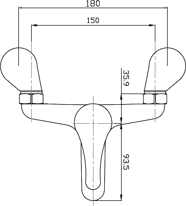 Additional image for Basin & Bath Shower Mixer Faucet Set (Free Shower Kit).