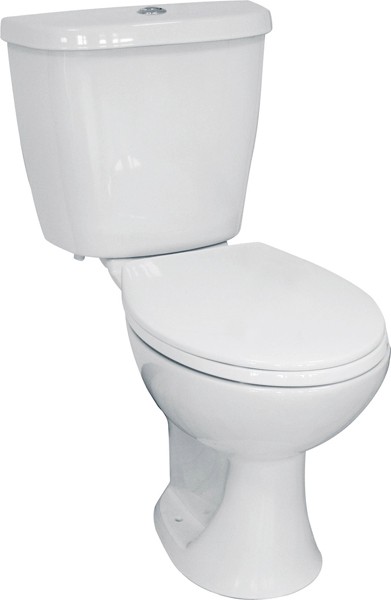Additional image for Modern Toilet With Dual Flush Cistern & Seat.