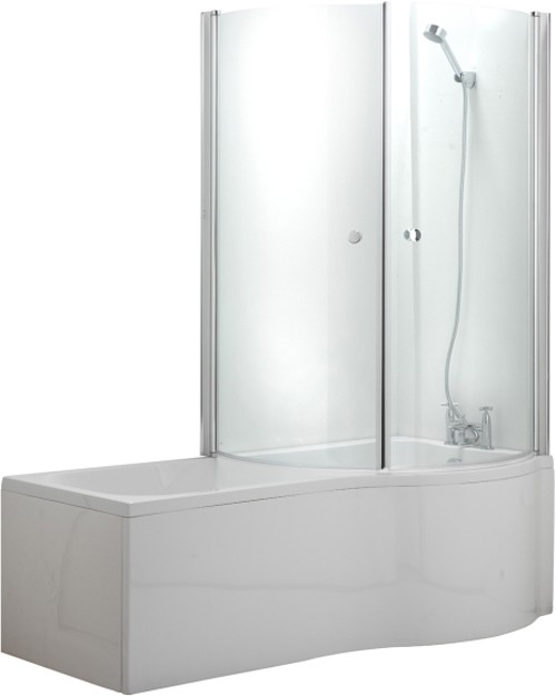 Additional image for Complete Shower Bath With Screen & Door (Right Hand). 1500x750mm.