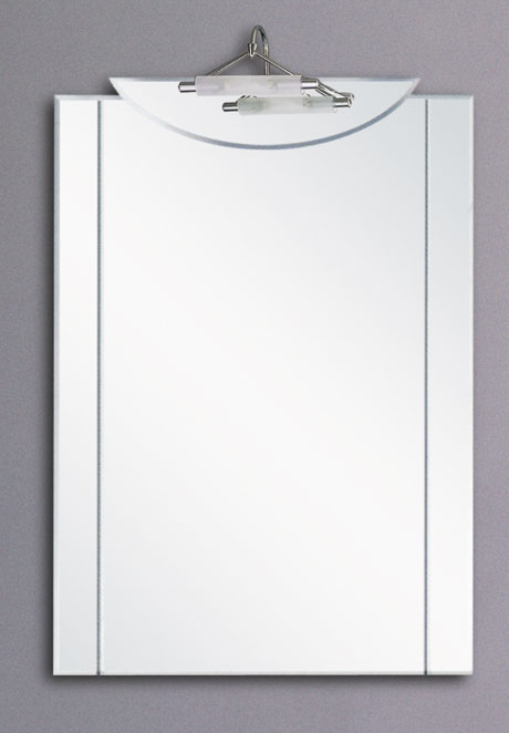 Additional image for Louth illuminated bathroom mirror.  Size 600x900mm.