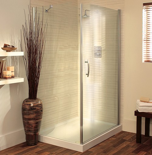 Additional image for 900x700 Shower Enclosure With Pivot Door & Tray (Silver).