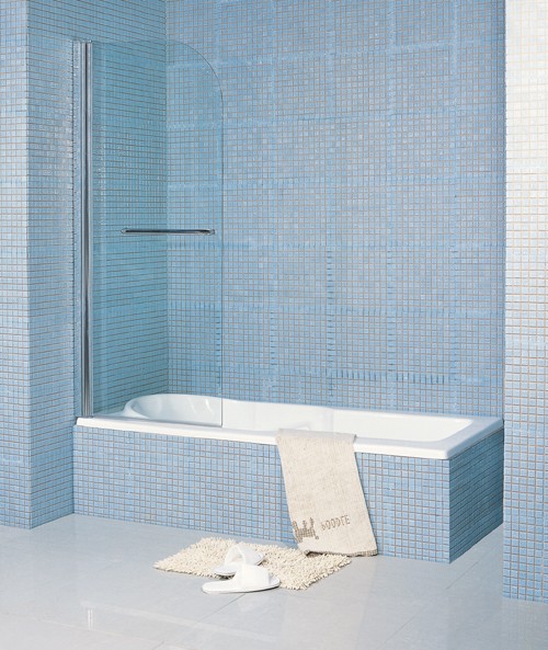 Additional image for Single Bath Screen. 800mm.