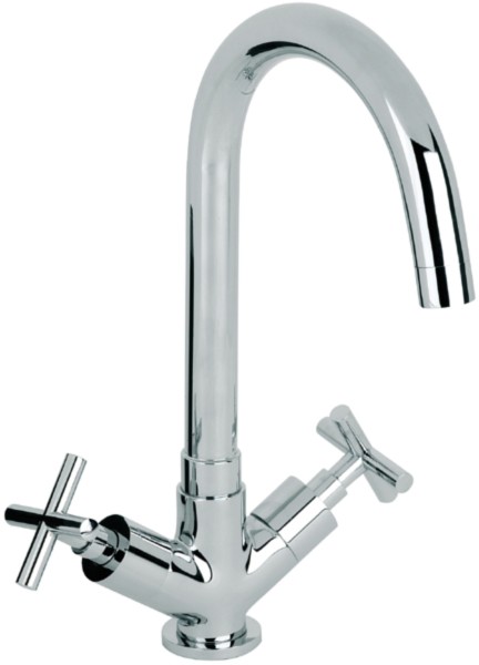 Additional image for Apollo Monoblock Kitchen Faucet With Swivel Spout (Chrome).
