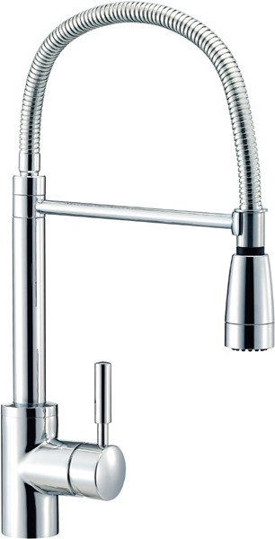 Additional image for Syncro Monoblock Kitchen Faucet With Pull Out Rinser (Chrome).