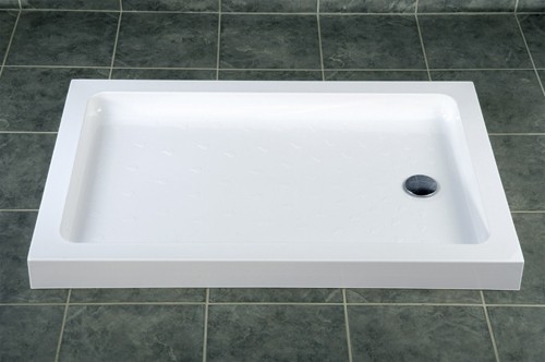 Additional image for Acrylic Capped Rectangular Shower Tray. 1200x800x80mm.