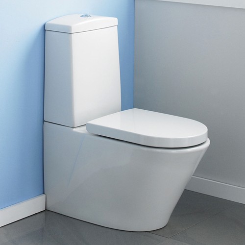 Additional image for Solace Toilet With Push Flush Cistern & Soft Close Seat.